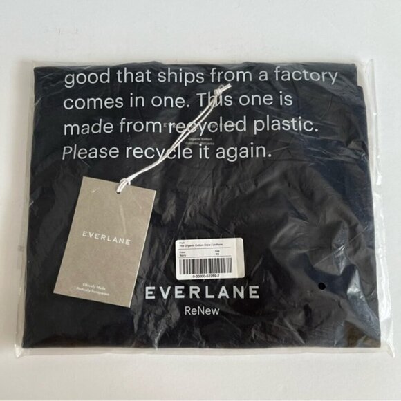Everlane, Men's The Organic Cotton Crew T-Shirt -Deep Navy. Size: XS. NWT (1596) - Picture 2 of 11